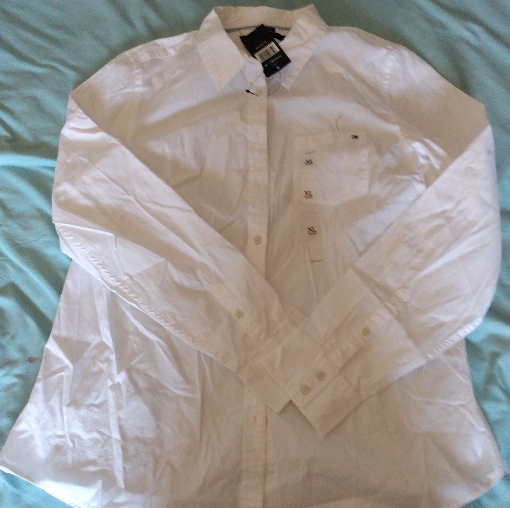 Women's Tommy Hilfiger Long Sleeve Button Shirt